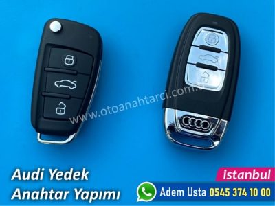 Audi Yedek Anahtar Yapımı