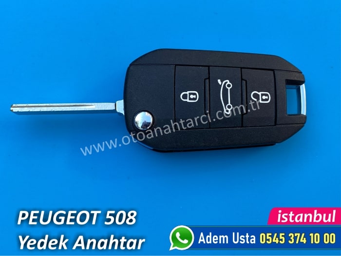 Peugeot 508 Anahtar Kabı