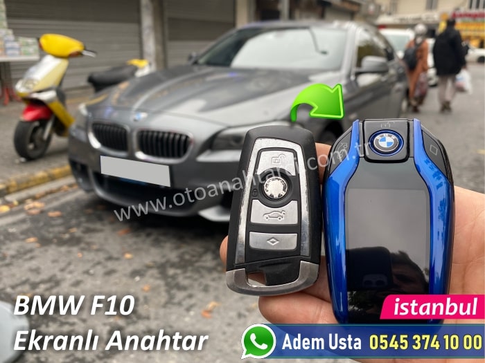 BMW Ekranlı Anahtar Yapımı (Display Key) - Oto Anahtarcı İstanbul