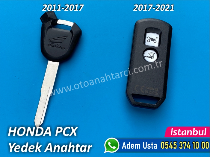Honda Pcx Yedek Anahtar Yapımı