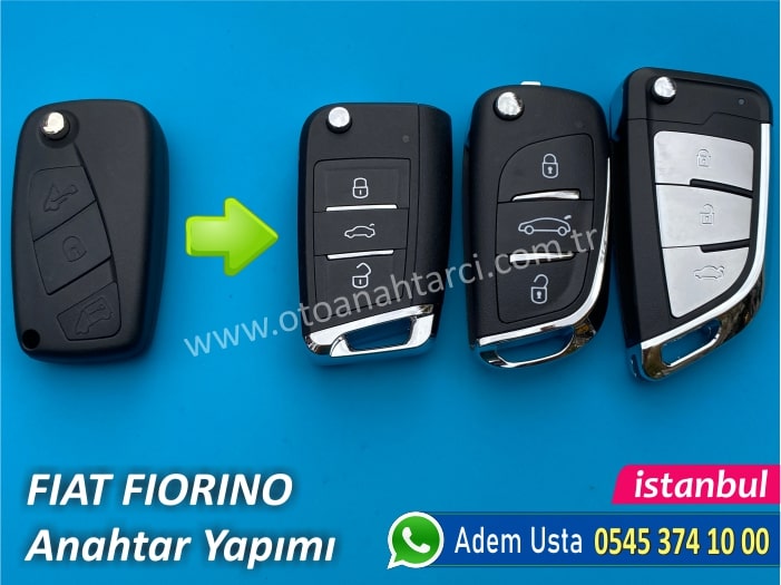 Fiat Fiorino Yedek Anahtar Fiyatı