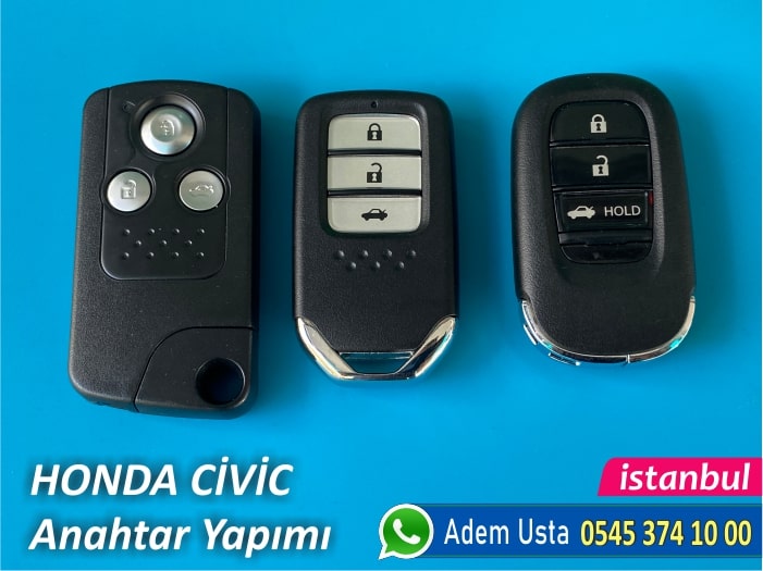 Honda Civic Anahtar Yapımı | Yedek Kopyalama - Oto Anahtarcı İstanbul