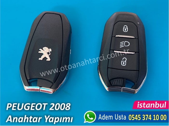 Peugeot 2008 Anahtar Yapımı | Yedek Kopyalama - Oto Anahtarcı İstanbul