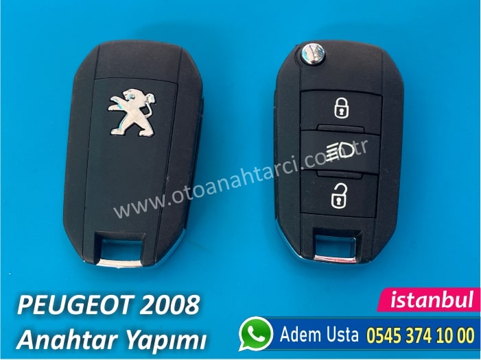 Peugeot 2008 Anahtar Yapımı | Yedek Kopyalama - Oto Anahtarcı İstanbul